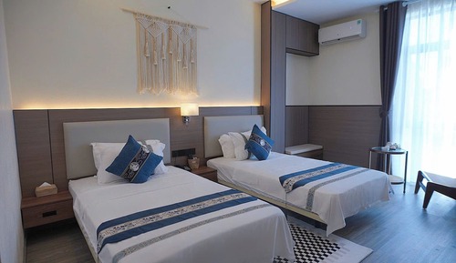 Deluxe Double or Twin Room, Courtyard View