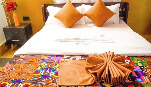 Basic Double Room, Balcony, Garden View