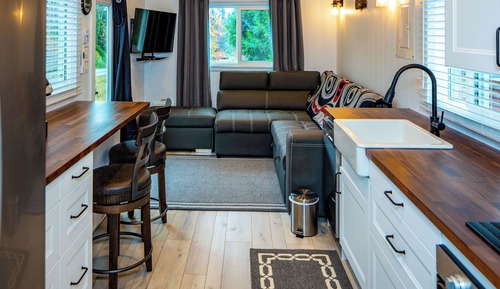 Premier Cabin, 1 Queen Bed with Sofa bed