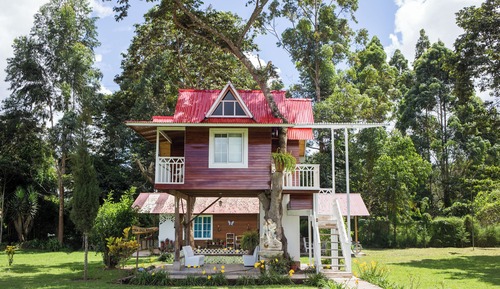 Exclusive Tree House, Garden View