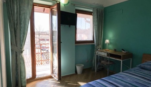 Double Room, 1 Double Bed, Shared Bathroom, City View