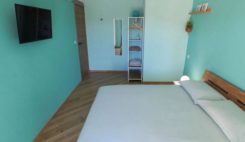 Double Room, 1 Double Bed, Shared Bathroom, City View
