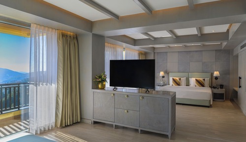 Junior Suite, 1 King Bed, Mountain View (2 Private Balconies)