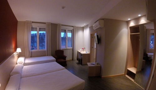 Double room + extra bed