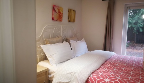 Deluxe Double Room, 1 Queen Bed, Garden View (Private Backyard Access)