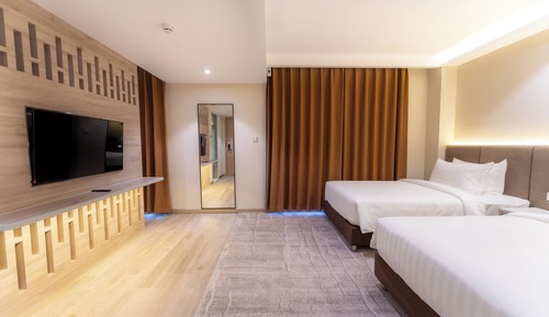 Studio, 2 Twin Beds
