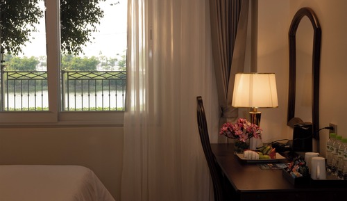 Deluxe Quadruple Room, 1 Bedroom, Garden View