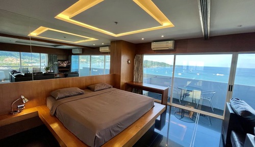 Panoramic Apartment, Balcony, Ocean View