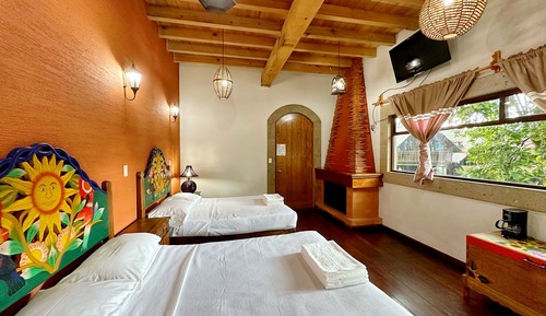 Superior Quadruple Room, Mobility Accessible, Garden View