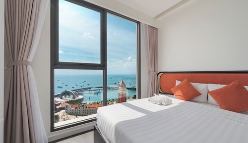 Deluxe Apartment, 2 Bedrooms, Ocean View