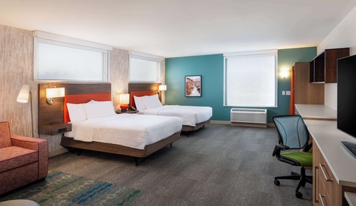 Studio Suite, 2 Queen Beds, Accessible (Roll-In Shower)