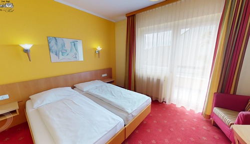Double or Twin Room, Balcony, Garden View