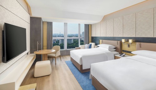 Deluxe Room, 2 Double Beds, Lake View