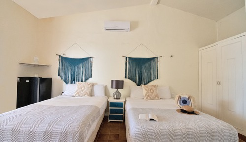 Traditional Double Room, 2 Queen Beds, Beachfront