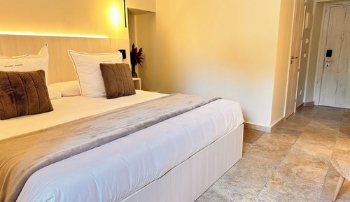 Double room with spa access for single use