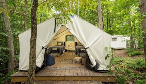 Deluxe Tent, 2 Twin Beds
