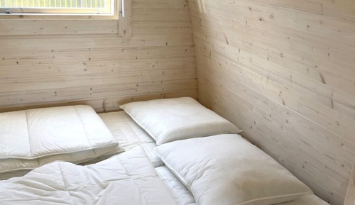 Wooden cabin with a view