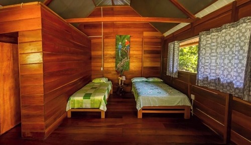 Family Cabin, Multiple Beds, Ensuite, Garden View