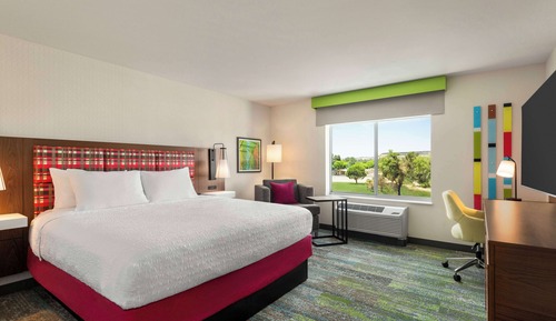 Room, 1 King Bed, Refrigerator & Microwave