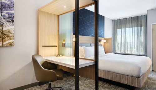 Suite, 1 King Bed (Mobility/Hearing Access, Roll-in Shwr)