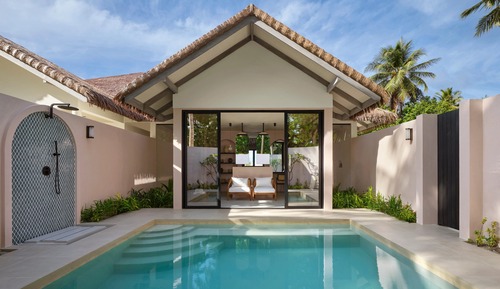 Two Bedroom Residence with Two Beach Pools and Garden Pool