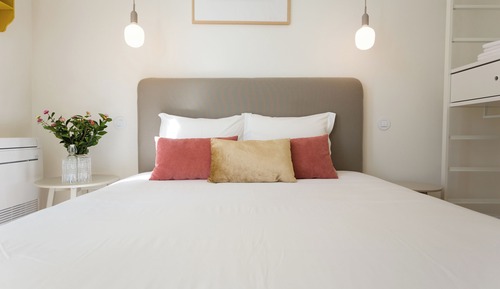 Double Room, 1 Queen Bed, Terrace, Garden View