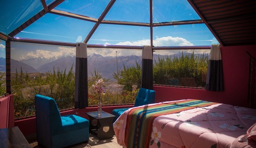 Panoramic Cabin, 1 Queen Bed, Mountain View