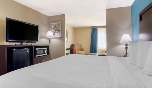 Suite, 1 King Bed, Non Smoking, Refrigerator & Microwave (Oversized Room)