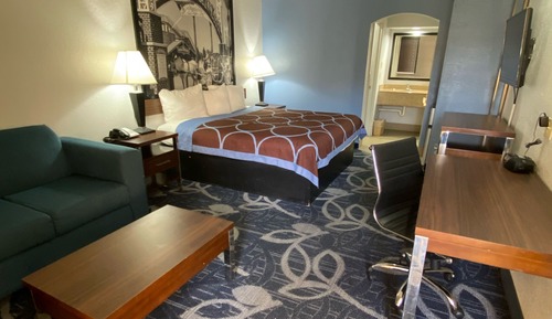 Room, 1 King Bed, Accessible, Smoking (Mobility, Roll-In Shower)