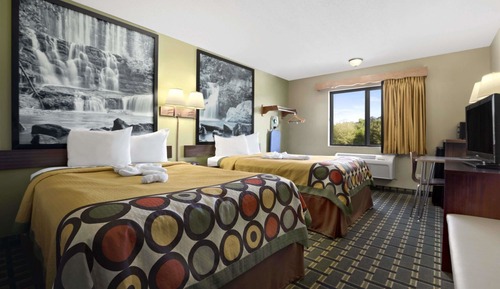 Double Room, 2 Double Beds, Non Smoking