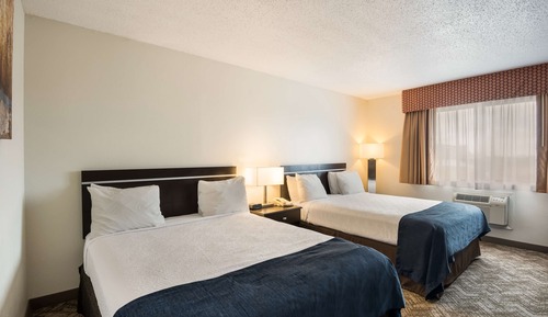 Standard Room, 2 Queen Beds, Non Smoking, Refrigerator & Microwave