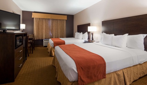 Standard Room, 2 Queen Beds, Non Smoking, Microwave