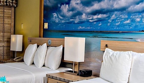 Room, Island View, 2 Double Beds