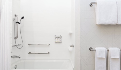 Standard Room, 1 King Bed, Accessible (Comm, Roll-In Shower)