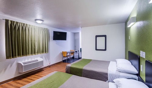 Standard Room, 2 Double Beds, Non Smoking, Refrigerator & Microwave