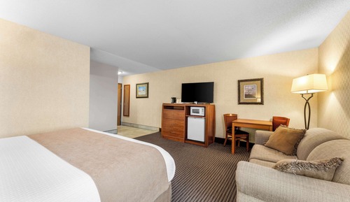 Suite, 1 King Bed, Non Smoking, Refrigerator & Microwave (Walk-in Shower;with Sofabed)