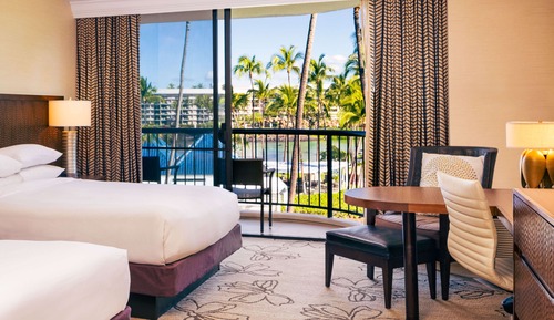 Makai Room, 2 Queen Beds, Ocean View