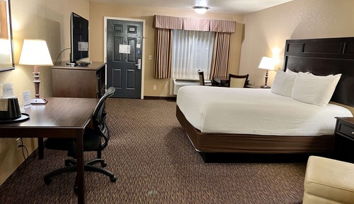 Standard Room, 1 King Bed, Non Smoking, Refrigerator & Microwave (Larger Room)
