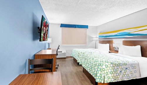 Studio, 2 Double Beds, Non Smoking (with Desk)