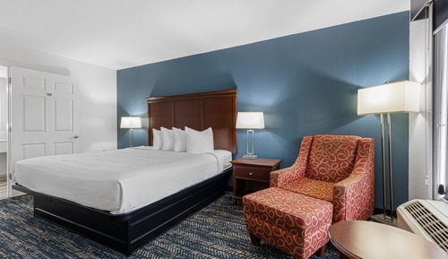 Standard Room, 1 King Bed, Accessible, Refrigerator & Microwave