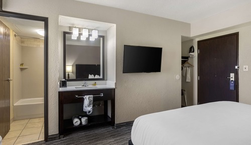 Standard Room, 1 King Bed, Non Smoking, Refrigerator & Microwave