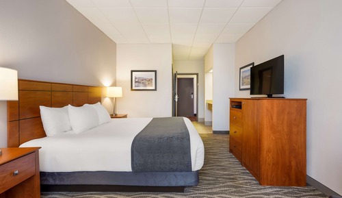 Standard Room, 1 King Bed, Accessible, Refrigerator & Microwave