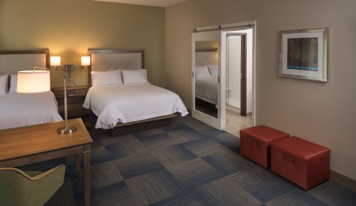 Studio, 2 Queen Beds, Non Smoking, Refrigerator & Microwave (Wet Bar)