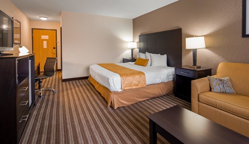 Suite, 1 King Bed, Non Smoking, Refrigerator & Microwave (with Sofabed)
