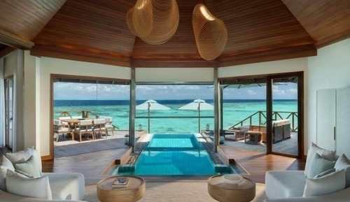 Two Bedroom Ocean Pavilion with Indoor-Outdoor Pool