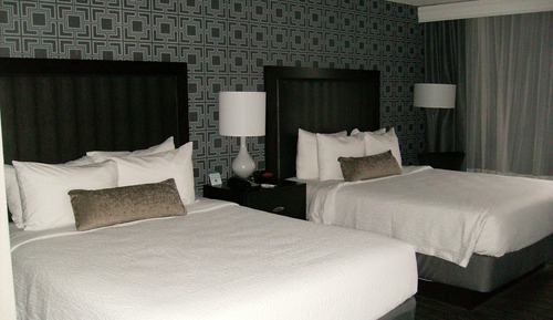 Standard Room, 2 Queen Beds, Non Smoking, Refrigerator & Microwave