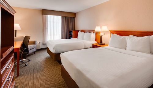 Standard Room, 2 Queen Beds, Non Smoking, Refrigerator & Microwave