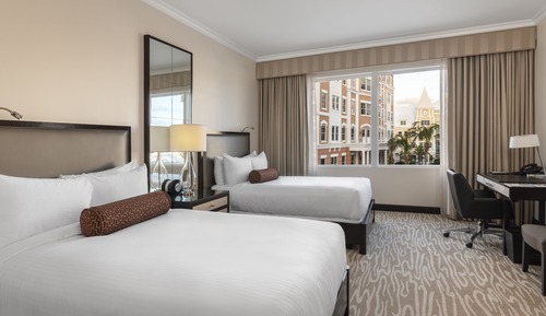 Fairmont, Room, 2 Double Beds, City View
