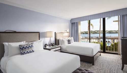Suite, 2 Double Beds, Harbor View (Separate Living Room)