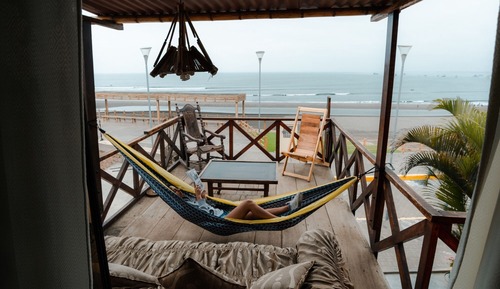 Basic Quadruple Room, Beach View